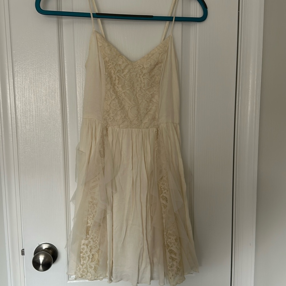 Abercrombie & Fitch Ivory/Cream Dress